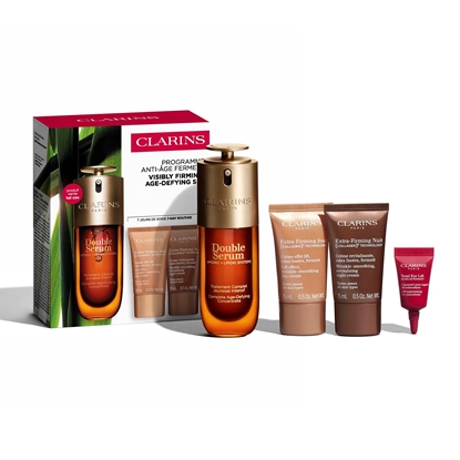 CLARINS SET DOUBLE SERUMEXTRA FIRMING DAYNIGHTTOTAL EYE